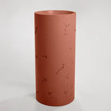 Sticks & Stone Concrete Textured Full Height Round Pedestal Basin