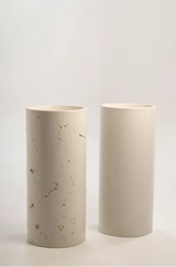 Sticks & Stone Concrete Polished Full Height Round Pedestal Basin