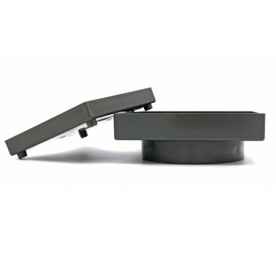 Insert Floor Waste Shower Grate Drain (90mm outlet) 115x115mm