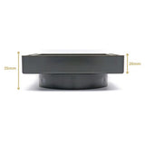 Insert Floor Waste Shower Grate Drain (90mm outlet) 115x115mm