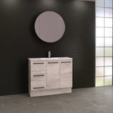 Timberline FLORIDA ENSUITE Single Bowl Floor Standing Vanity (All Sizes)