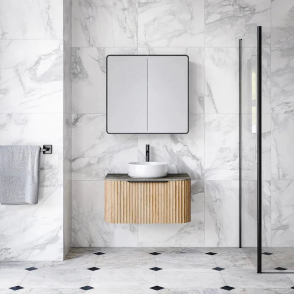 Timberline SANTOS Fluted Wall Hung Vanity (All Sizes)