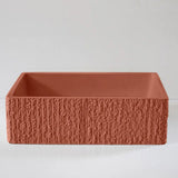 Sticks & Stone Concrete Rugged Rectangle Basin