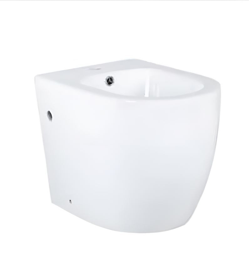 Veda Wall Faced Floor Gloss White Bidet