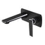 Esperia Wall Mixer With Spout - Black & Chrome