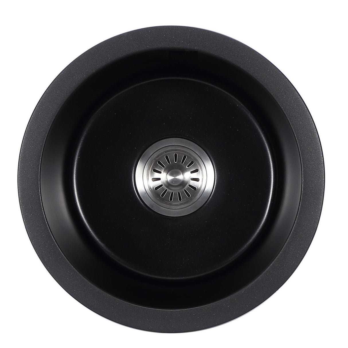 Cora Round Granite Sink (Matte Black)