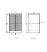 Noosa White Base laundry Cabinet Set 1060x600x900mm