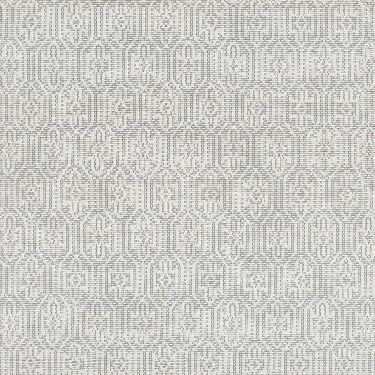 Copacabana Geometric Light Grey Wool Rug