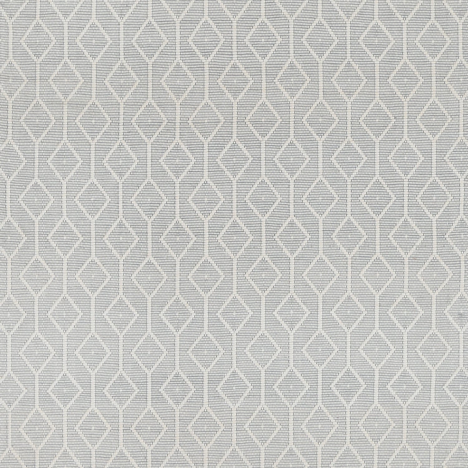 Copacabana Lattice Light Grey Wool Rug