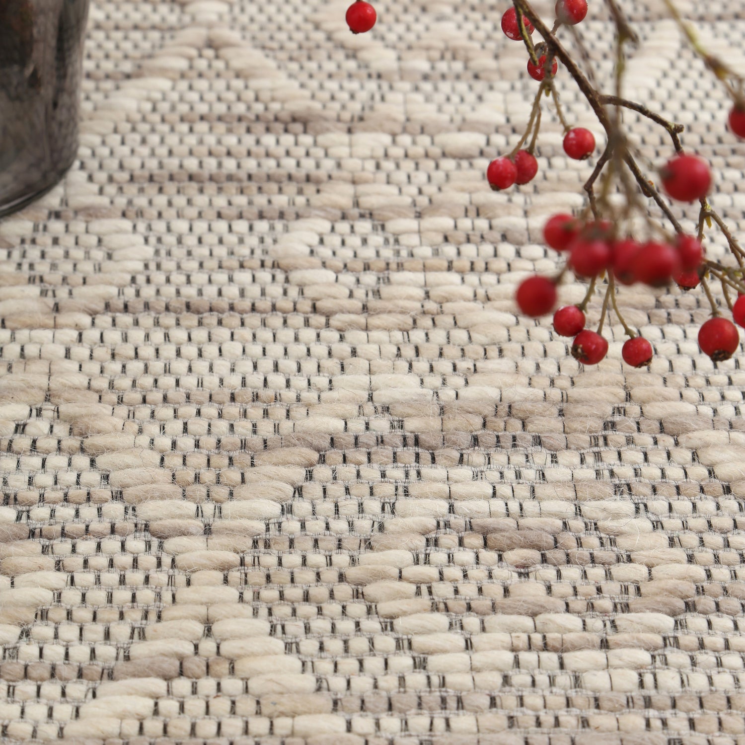 Copacabana Diamond Beige Wool Rug