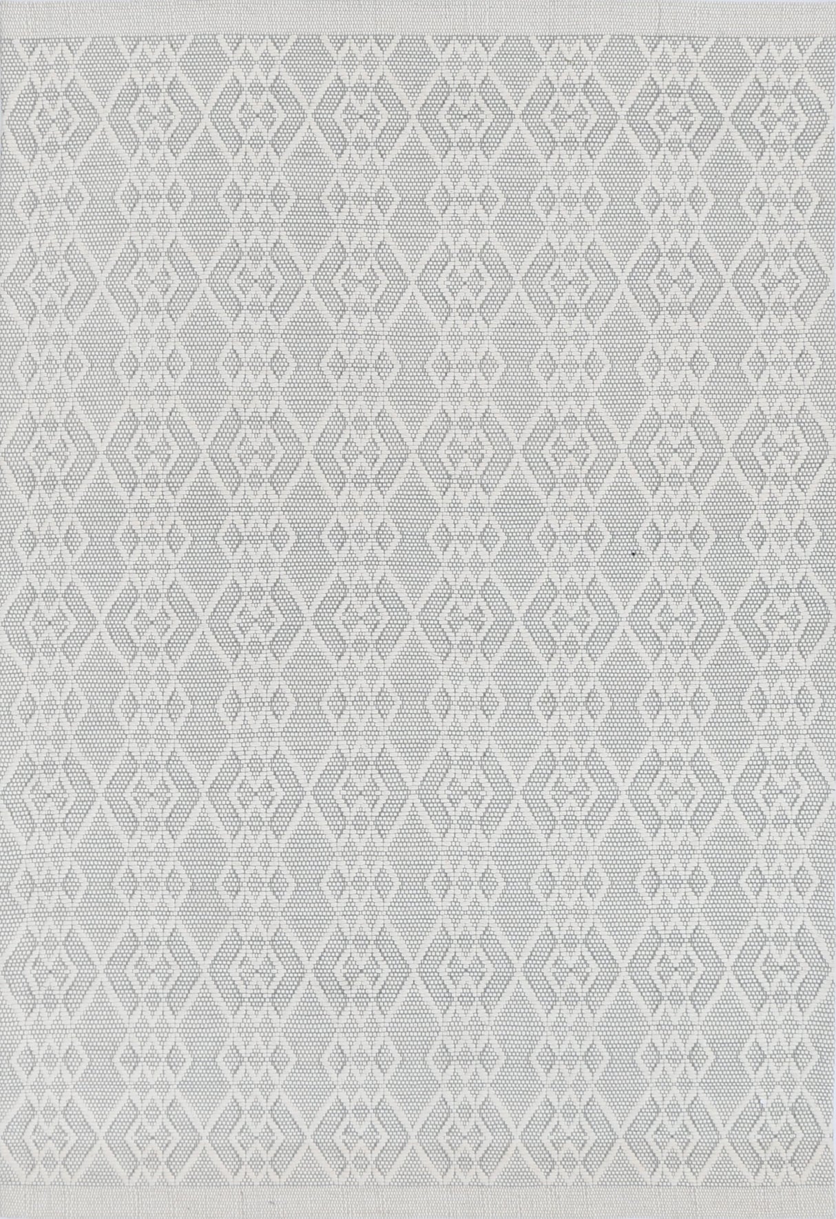 Copacabana Diamond Grey Wool Rug