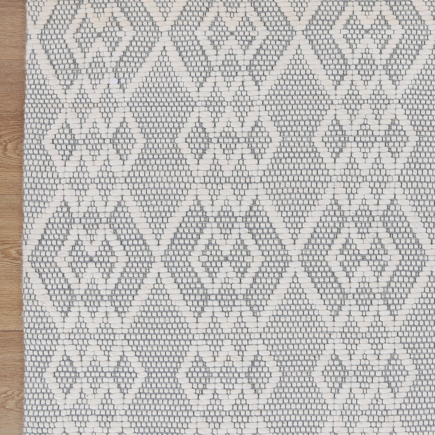 Copacabana Diamond Grey Wool Rug