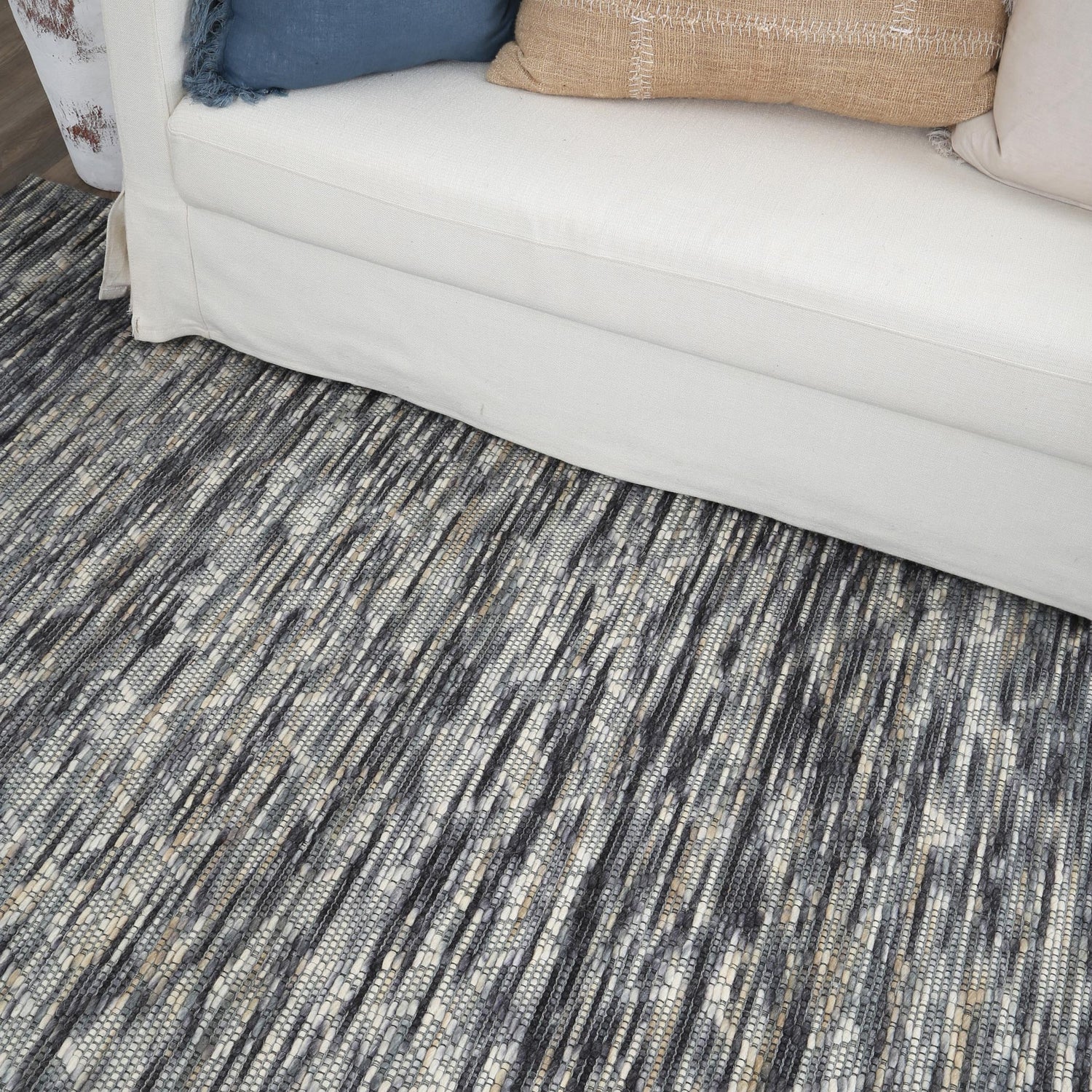 Copacabana Diamond Stone Wool Rug