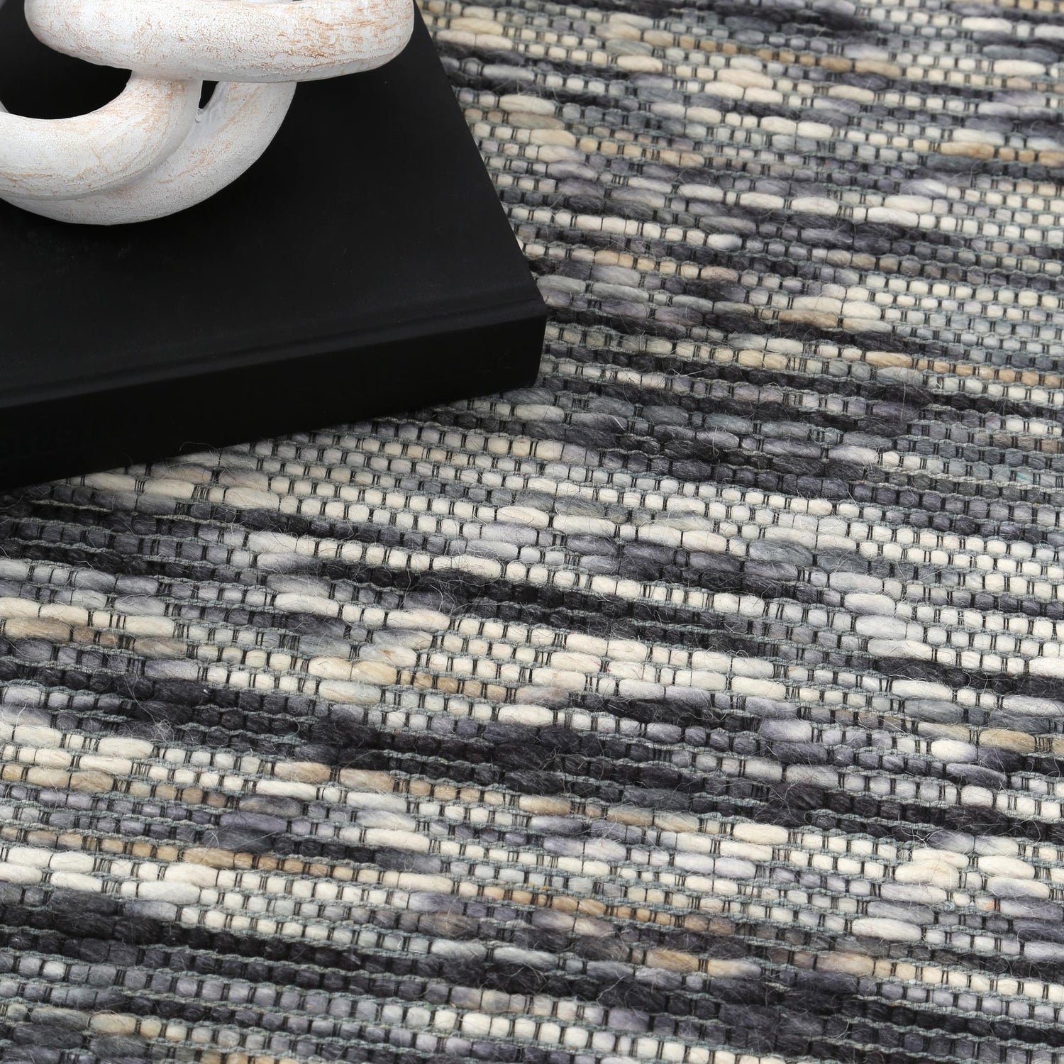 Copacabana Diamond Stone Wool Rug