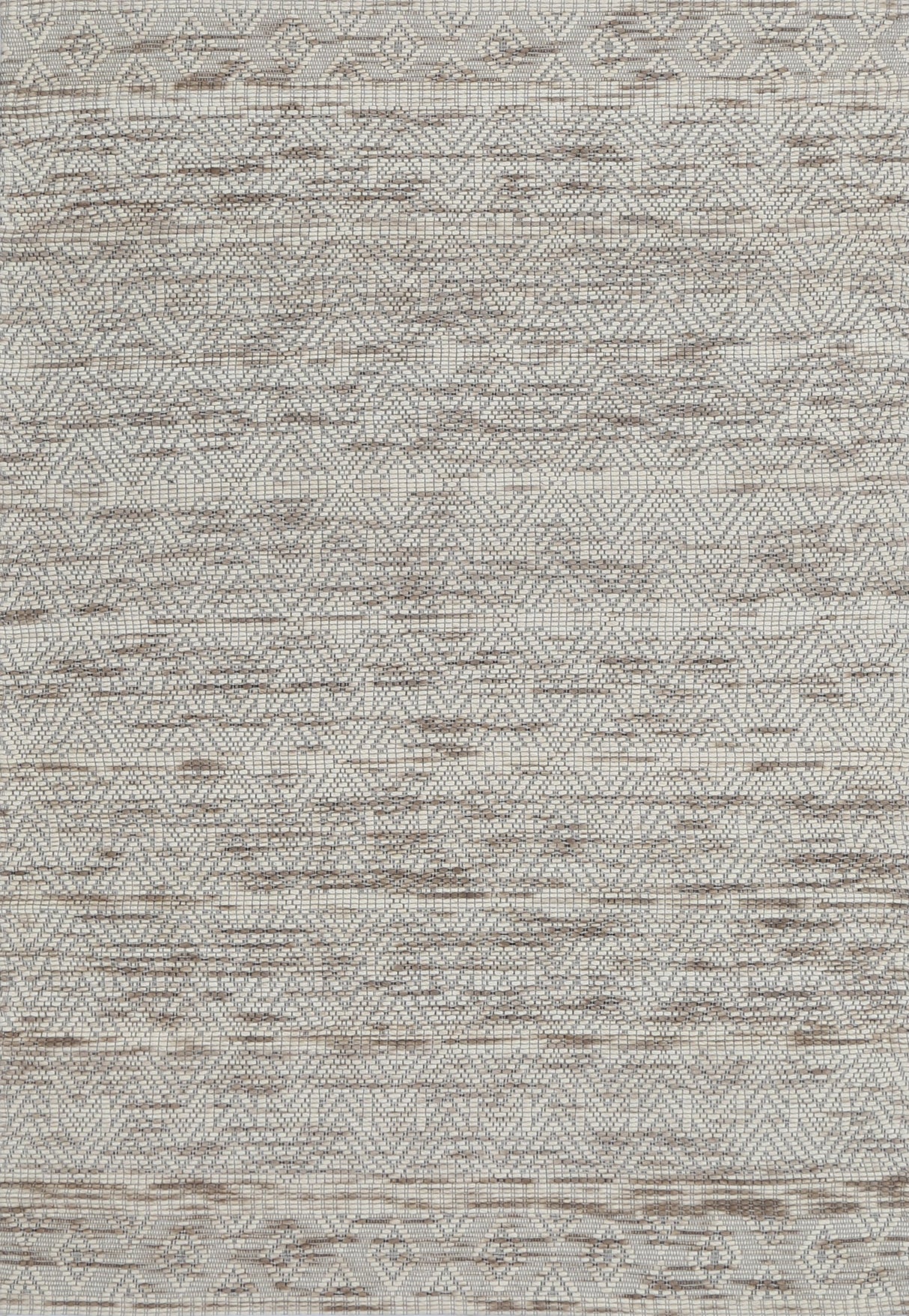 Copacabana  Chevron Beige Wool Rug