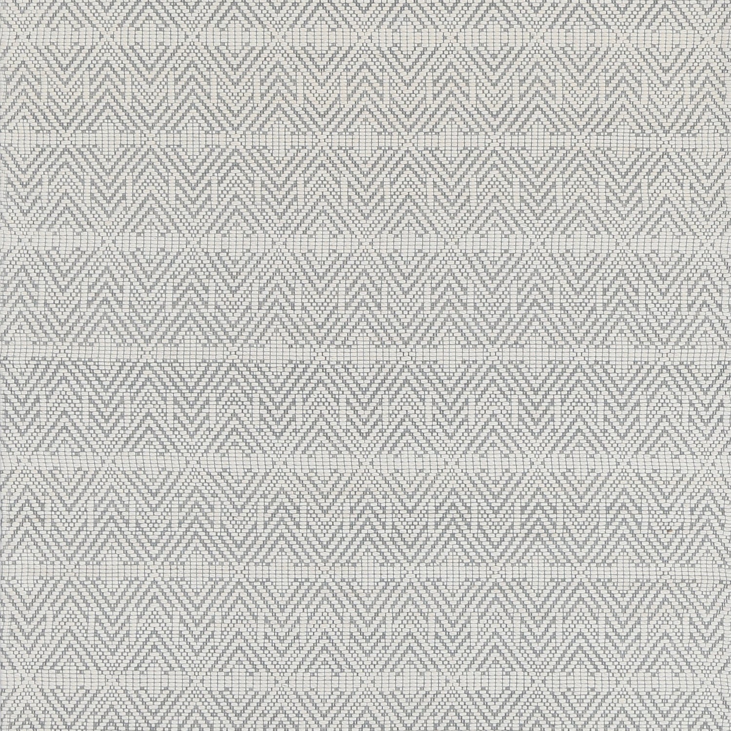 Copacabana Chevron Light Grey Wool Rug