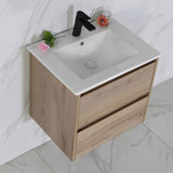 MAX MDF Wall Hung Vanity Max Oak (All Sizes)