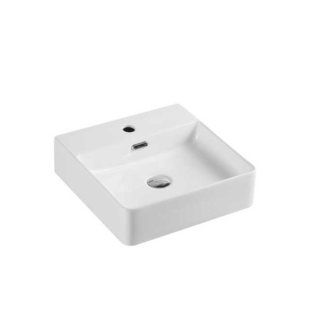 Vento 42M Rectangular Wall Hung Basin White 420mm*120mm