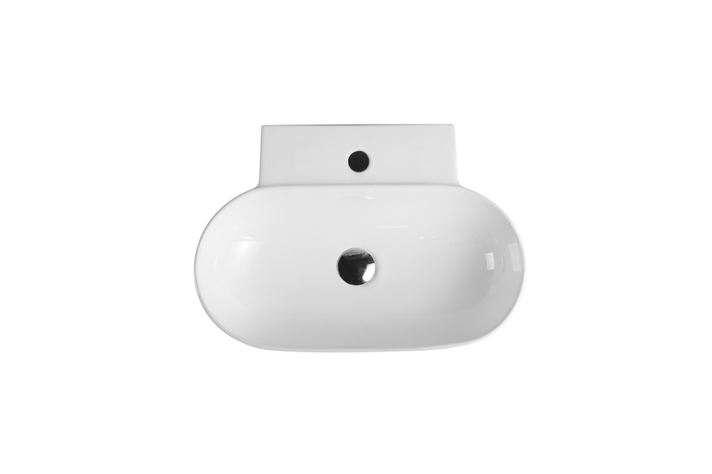 Vento 56M Rectangular Wall Hung Basin White 560mm*125mm