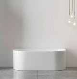 NOOSA Back to Wall MULTIFIT Bath with Overflow (1500mm / 1700mm)