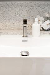 AQU RUSHY Basin Mixer - Brushed Nickel