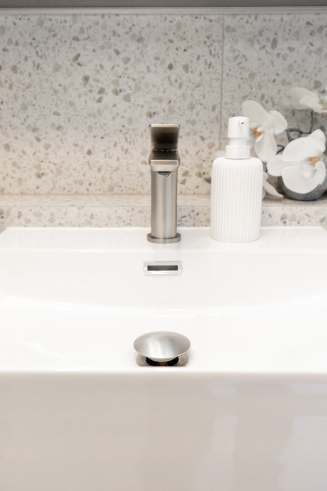 AQU RUSHY Basin Mixer - Brushed Nickel