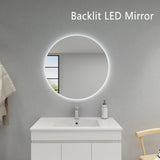 Poseidon Round LED Backlit Mirror 600/700/800/900