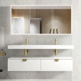 Tiara Wall Hung Vanity and Basin 1200mm White