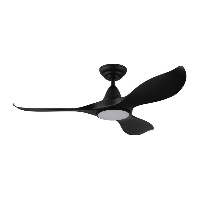 Ceiling Fan with Light NOOSA 02 UV Resistant Black Matt