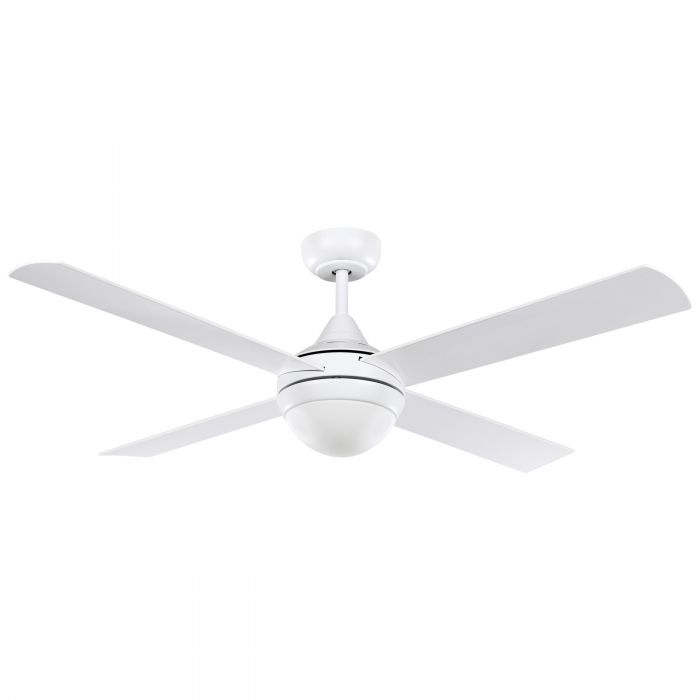 Ceiling Fan with Light STRADBROKE 901 Steel White Matt