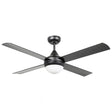 Ceiling Fan with Light STRADBROKE 902 Steel Black Matt