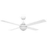 Ceiling Fan with Light STRADBROKE 201 Steel White Matt