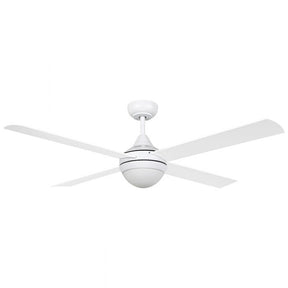 Ceiling Fan with Light STRADBROKE 201 Steel White Matt
