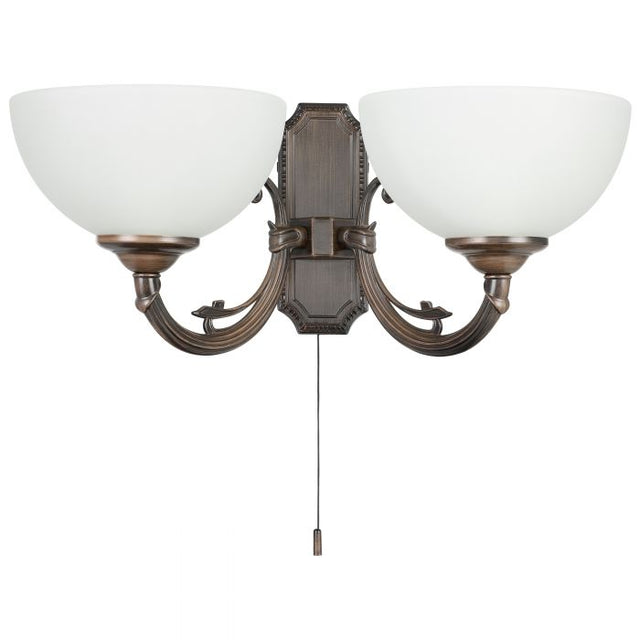 Wall Light SAVOY 22 Satin Glass White