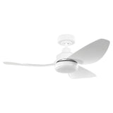 Ceiling Fan with Light TORQUAY 601 Steel White Matt