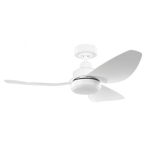 Ceiling Fan with Light TORQUAY 601 Steel White Matt