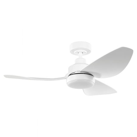 Ceiling Fan with Light TORQUAY 601 Steel White Matt