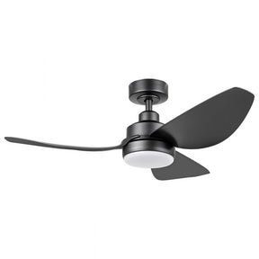 Ceiling Fan with Light TORQUAY 602 Steel Black Matt