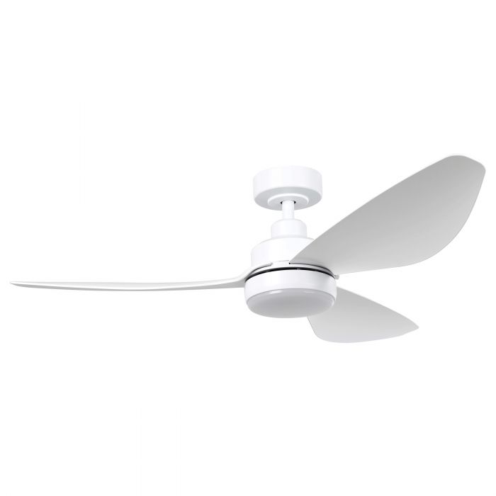 Ceiling Fan with Light TORQUAY 801 Steel White Matt