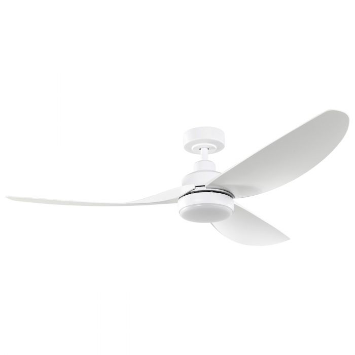 Ceiling Fan with Light TORQUAY 101 Steel White Matt