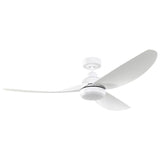 Ceiling Fan with Light TORQUAY 101 Steel White Matt