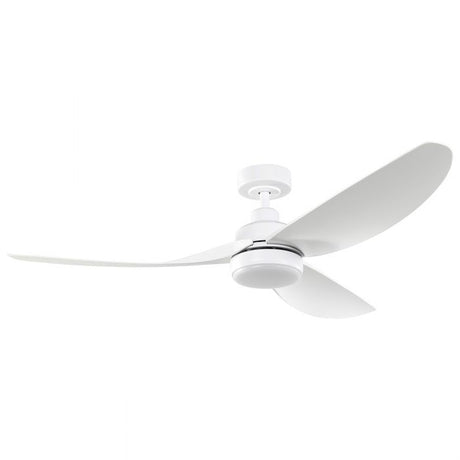 Ceiling Fan with Light TORQUAY 101 Steel White Matt