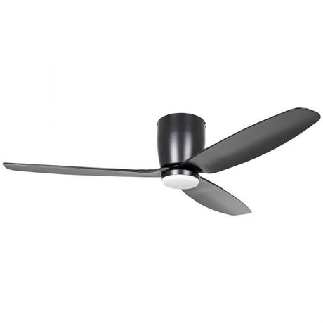 Ceiling Fan with Light SEACLIFF 702 Steel Black Matt