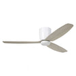 Ceiling Fan with Light SEACLIFF 705 Steel White Matt