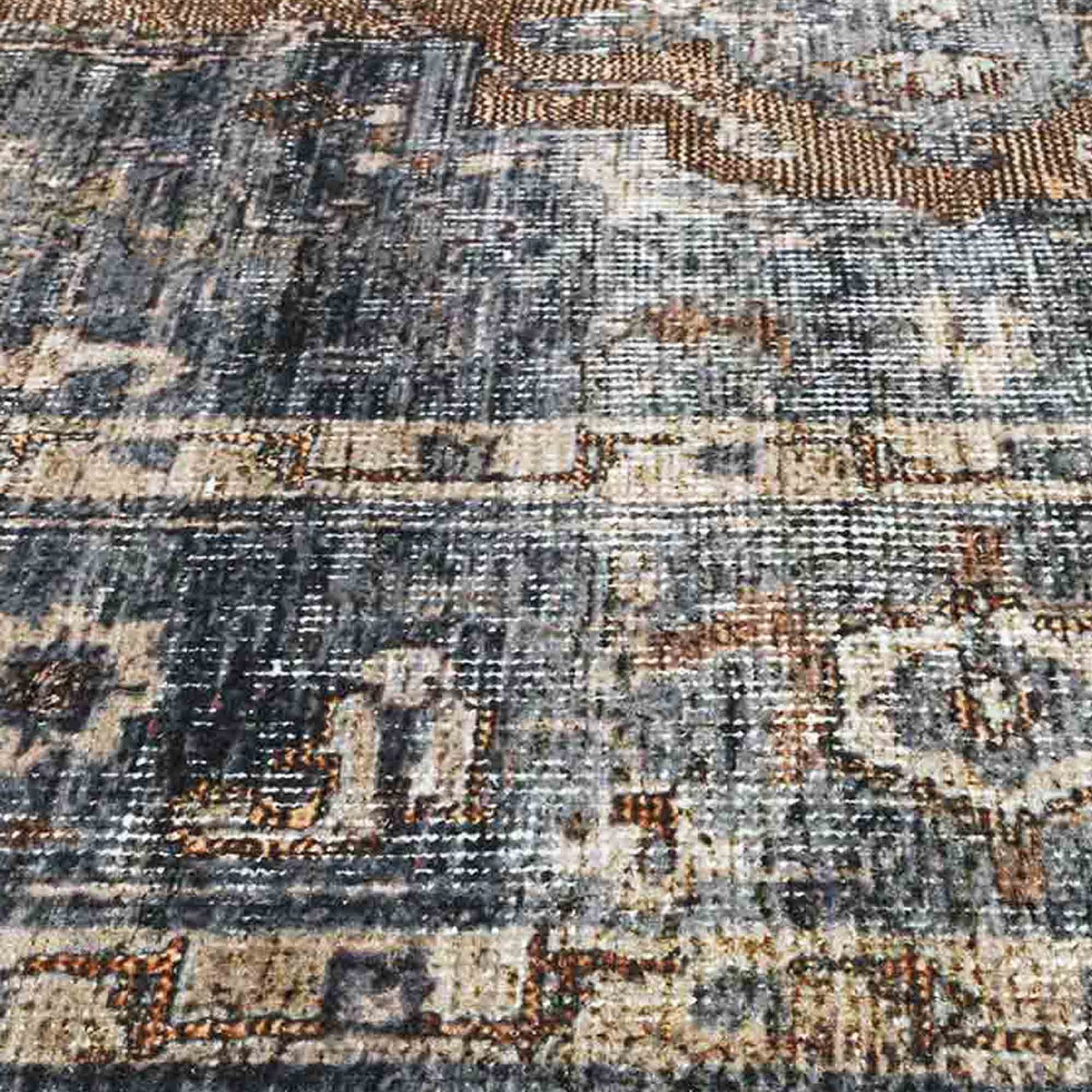 Crowne Waterproof Blue Oriental Rug