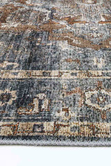 Crowne Waterproof Blue Oriental Rug
