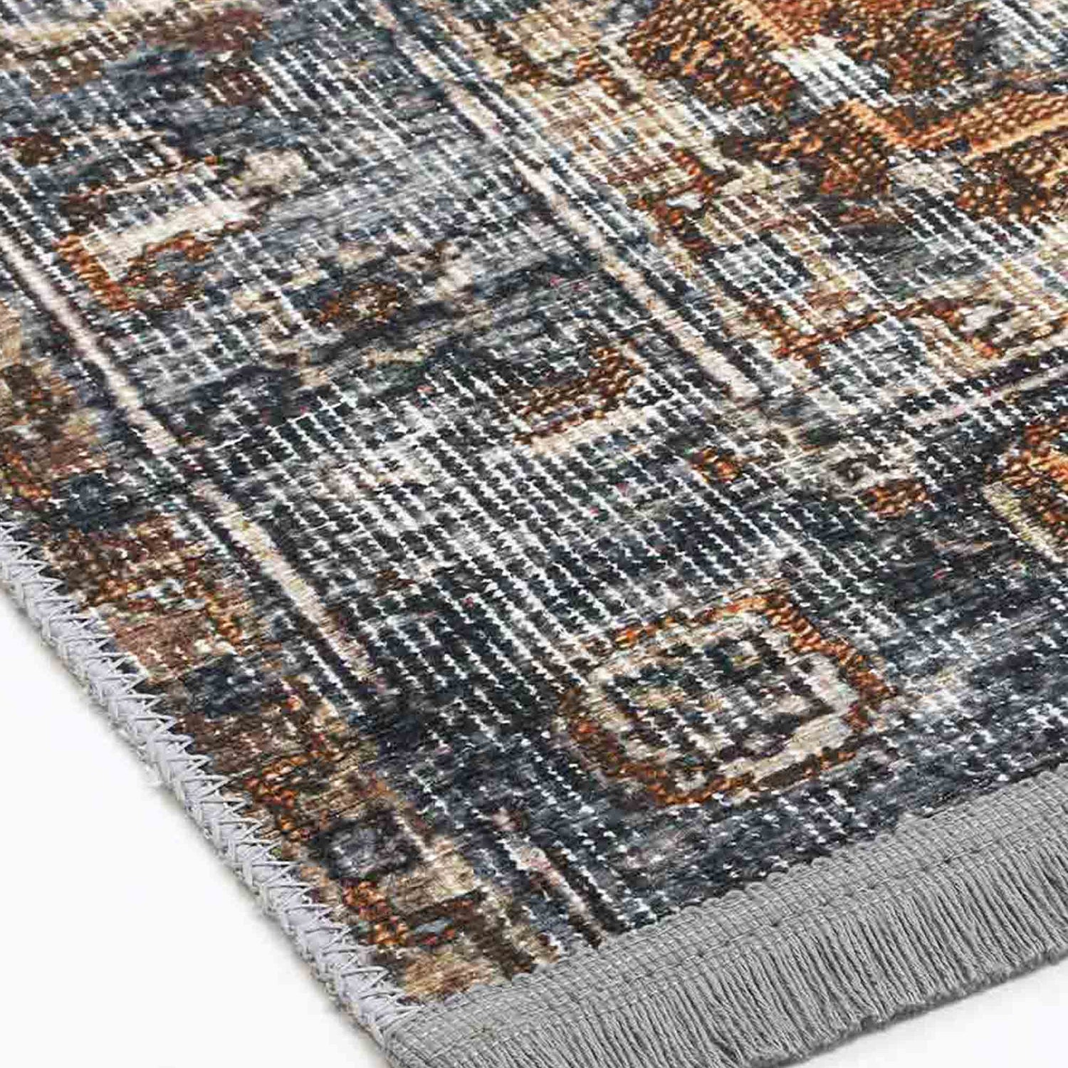 Crowne Waterproof Blue Oriental Rug