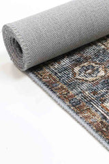 Crowne Waterproof Blue Oriental Rug