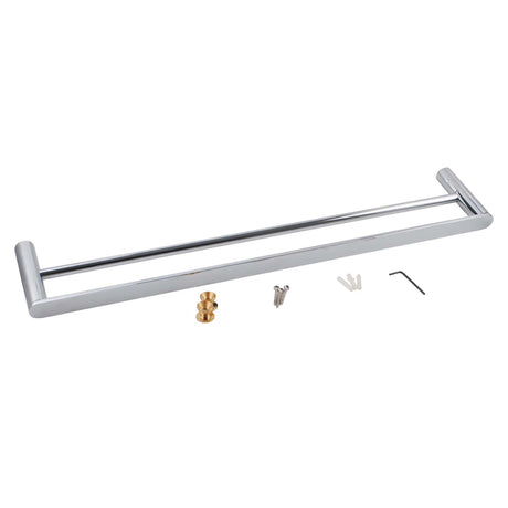 RUSHY Double Towel Rail 600mm - Chrome