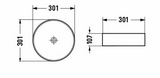 poseidon-matte-white-ceramic-basin-round-301mm-x-301mm-x-107mm